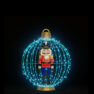 Christmas Ball "nutcracker" (turquoise)