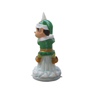 Santa Elf On Icicle (Green elf)