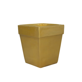 Concrete Planter Gold