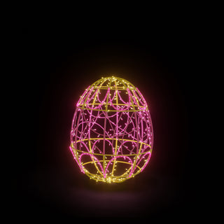 Easter Light Egg 3 (Pink/yellow)
