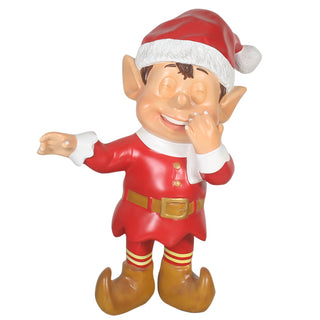 Laughing Santa Elf (red)