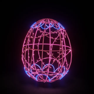 Easter Light Egg 4 (pink Blue)