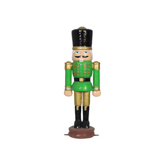 Nutcracker Wood Carved 100 CM (Green)