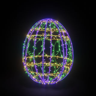 Easter Light Egg 2 (purple/green/yellow)