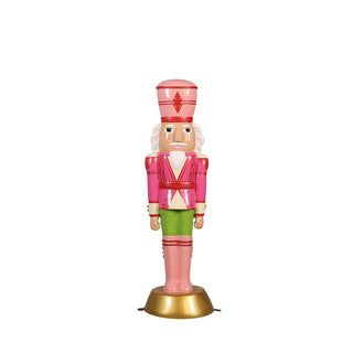 American Christmas Nutcracker 4ft (pink)