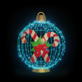 Christmas Ball Candy Cane