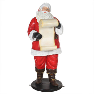 Santa Reading a Wishlist
