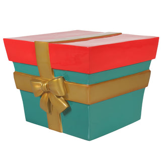 Christmas Parcel 60 cm (Silver & Gold)