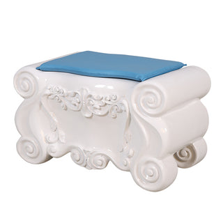 Santa Footrest (Blue/white)