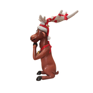 Holiday Deer Posing