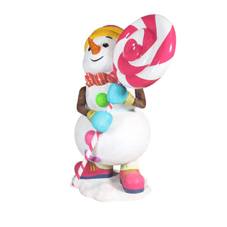 Snowman With Whirly Pop