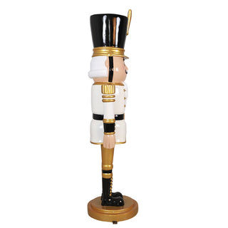 Nutcracker 180 Cm (white And Gold)