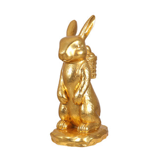 GOLDLEAF BUNNY WITH EASTER BASKET