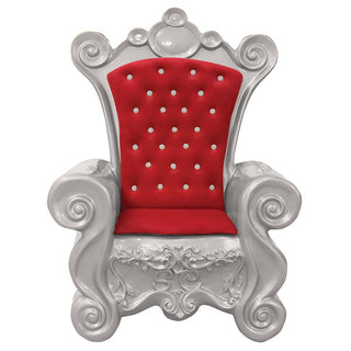 SANTA CHAIR (SILVER/RED)