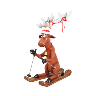 Holiday deer SKIING