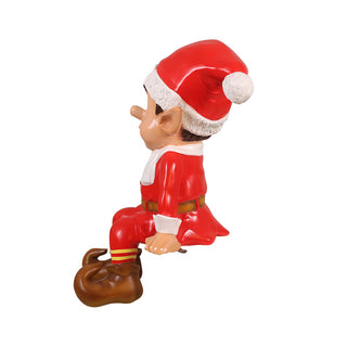 Sitting Santa Elf