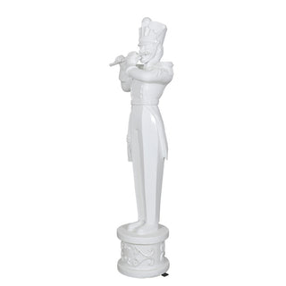 Soldier Playing Flute (Metallic white)