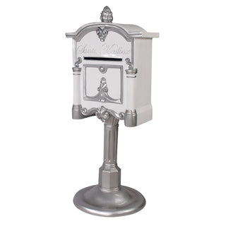 Santa Mailbox (White/silver)