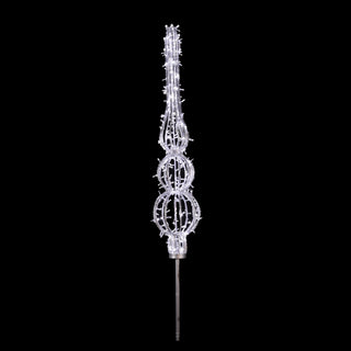 Finial Tree Topper 6ft Cold White