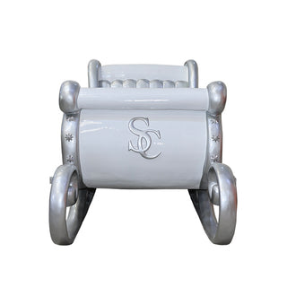 Santa Sleigh 4 Seater (White/silver)