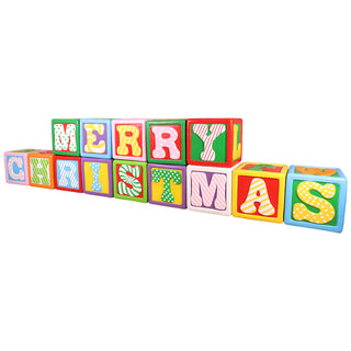 Letter Blocks "Merry Christmas"