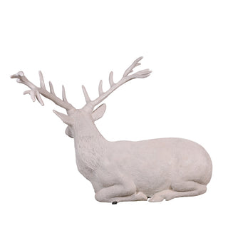 SITTING STAG (ALL WHITE)