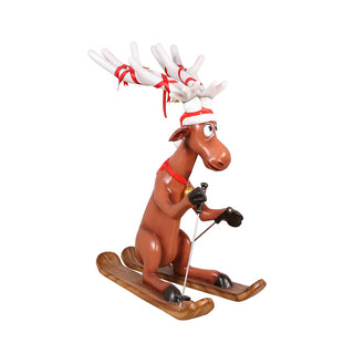 Holiday deer SKIING