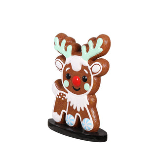 Gingerbread Deer Green