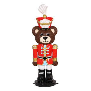 TEDDY BEAR NUTCRACKER 4FT