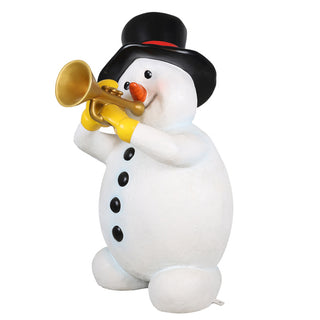 Snowman With Trompet