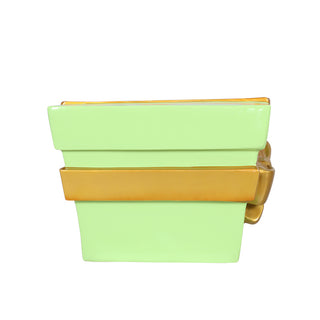 Parcel green/gold for Santa art. 371