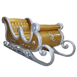 SANTA SLEIGH 4 SEATER (GOLD & SILVER)