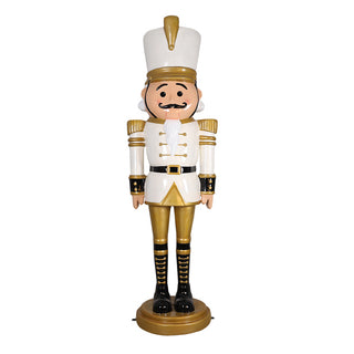 Nutcracker 180cm (white and gold)
