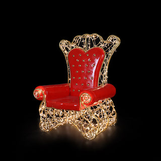 SANTA THRONE WARM WHITE - STANDING