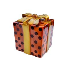 Gift Motiff 4 (Polka Brown)