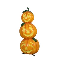 Happy Pumpkin Stack - Modern Jack-o-Lanterns