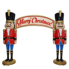 Nutcracker Archway "Merry Christmas"